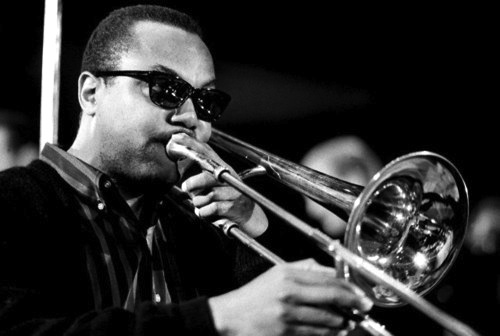 J.J. Johnson with trombone